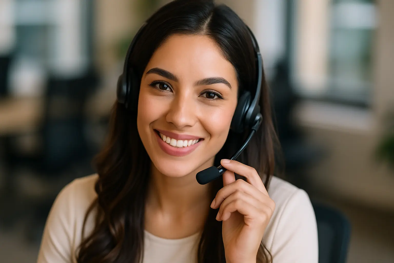 Healthcare professional providing support